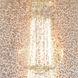 Bell 4 Light 33.5 inch Satin Gold Bath Vanity Light Wall Light in Silver Plated Mercury Glass, Small